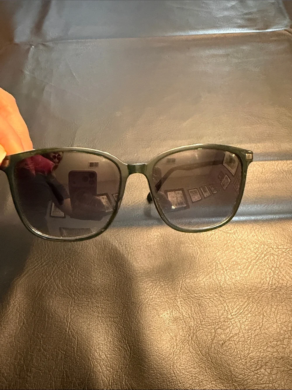 Kenneth Cole Reaction Green Women's Sunglasses with Dark Lenses